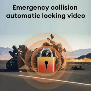 Caméra embarquée pour moto Icreative SE60 3 pouces, étanche, DVR, caméra avant 720P, caméra arrière 480P, enregistreur vidéo en boucle, vision nocturne noire - Product Image 3