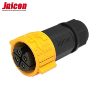 Jnicon M25 Ip67 Étanche Fil à Embarquer Circulaire Haute Puissance Lumière Led Connecteur