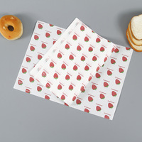 Papel Especial Antigrasa con Recubrimiento de PE y Logotipo Personalizado para Envolver Galletas, Pan, Sándwiches, Gelatina, Alimentos y Productos de Charcutería