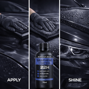 CORESYT 22H Kit de revêtement céramique au graphène qualité professionnelle hydrophobe haute brillance protection de peinture 60µm d'épaisseur 10 ans pour voiture - Product Image 5