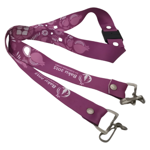 شعار مطبوع صبغة الحبل التسامي مع حزام الأمان مشبك الحبل الافراج عن مشبك البلاستيك مخصصة - Product Image 3