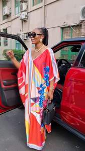 Dubai alla moda abito caftano marocchino lungo arabico all'ingrosso - Product Image 4