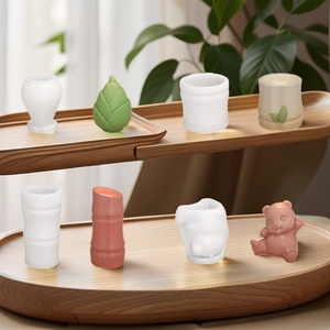 แม่พิมพ์เทียนรูปเรือมังกรสำหรับขายส่ง แม่พิมพ์ซิลิโคนรูปไม้ไผ่ เทียนหอม อโรมาเธอราพี พลาสเตอร์ สบู่ เรซิ่น - Product Image 4