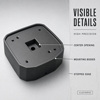 Casing Cetak SLA Resin ABS Bening/Kuning/Putih/Hitam, Prototipe Cepat, Layanan Pencetakan 3D Kustom untuk Model Tampilan Visual
