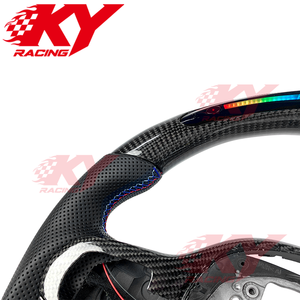 Volant en fibre de carbone standard avec LED et indicateur de régime pour BMW Série G G20 G22 G23 G26 G80 G81 G30 G32 G34 G36 G90 M3 M4 M5 M Performance - Product Image 2
