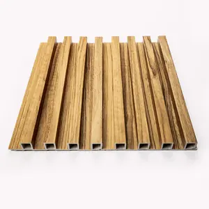 竹制长城墙板室内乙烯基壁板，用于房屋凹槽聚氯乙烯室内木塑墙板