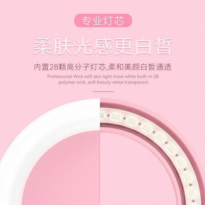 Mini Portable Ring Light 8.7cm With Internal <b>Battery</b> For Live Streaming Photography Selfie - Product Image 4