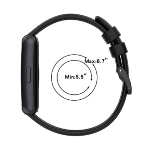 Correa de Reloj Eraysun de Silicona Ajustable con Hebilla de Pasador para Reloj Inteligente Band 7, Correa de Repuesto Deportiva <span class=keywords><strong>Suave</strong></span> para Muñeca - Product Image 4
