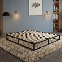 Lattes de lit rigides en bois de hêtre avec composants en acier inoxydable, haute rigidité, durables et robustes, pièces de rechange en vrac pour usine de meubles de chambre