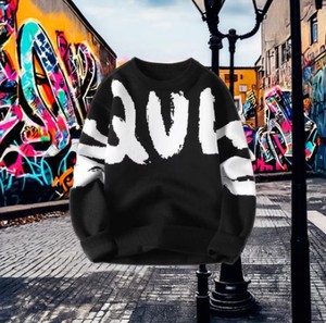 Tùy Chỉnh Mùa Thu Mùa Đông Crewneck Áo Len Hàng Đầu Cho Bé Trai Dày Đường Phố Thể Thao Dệt Kim Quần Áo Xu Hướng Nóng Nổ Cung Cấp - Product Image 3