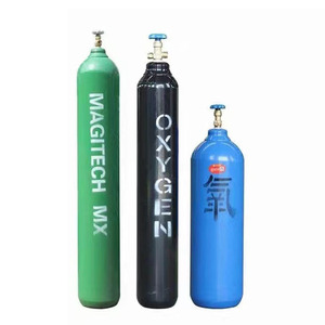 Cilindros de oxígeno de alta presión sin costuras de 20L/15L, cilindros de acero de alta presión, cilindros de oxígeno médico de 40L, se pueden equipar - Product Image 4