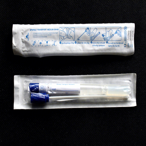 LYZ Trousse de prélèvement médical stérile jetable avec écouvillon et tampon à l'iode, en coton et plastique, pour prélèvement d'échantillons pointus - Product Image 2