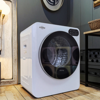 Allsing Sèche-linge électrique rapide Mini-sèche-linge portable en acier inoxydable pour l'appartement Aucune installation requise Rafraîchissant