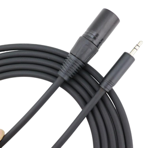 3,5mm TRS Plug <span class=keywords><strong>a</strong></span> XLR Hembra Mic <span class=keywords><strong>Cable</strong></span> <span class=keywords><strong>PC</strong></span> Audio Micrófono Instrumento musical <span class=keywords><strong>Cable</strong></span> 1M 1FT - Product Image 5