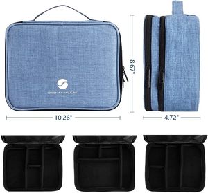 Échantillon gratuit : Sac de rangement pour câbles avec séparateurs amovibles, étui organisateur de câbles pour ordinateur portable, équipement DJ et instruments de sonorisation - Product Image 6