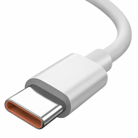 Kabel Data Arus Tinggi 120W 6A Pengisian Cepat USB C Kabel Transmisi Tugas Berat untuk Perangkat Pintar