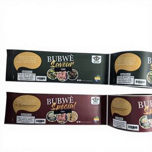 Étiquettes personnalisées pour emballages d'assaisonnements, impression numérique avec scellage de couvercle, autocollants <span class=keywords><strong>alimentaires</strong></span> pour huile de piment et épices, pour bocaux Mason et de conserve - Product Image 1