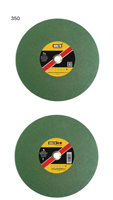 Disque de découpe métallique Hongtai 350*2.8*25.4MM à support résineux, meule OEM adaptée aux machines à meuler, meulage sur mesure