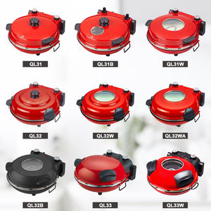 2022 المنزل البيتزا الكهربائية طباخ 12 بوصة جهاز صُنع فطائر البيتزا 1200 واط 220v مع حجر مستدير عموم و عرض نافذة - Product Image 5