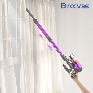 BOCO <span class=keywords><strong>G10</strong></span> Purple 10000Pa Limpiador de uso doméstico 140W Polvo limpio Tubo telescópico Aspiradora ciclónica Aspiradora inalámbrica - Product Image 5