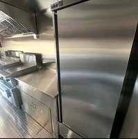 Remolque Móvil Personalizado de Acero Inoxidable para Alimentos y Dulces, Exhibidor Refrigerado para Jugos, Resistente al Óxido, para Smoothies, Limonada y Bebidas de Frutas