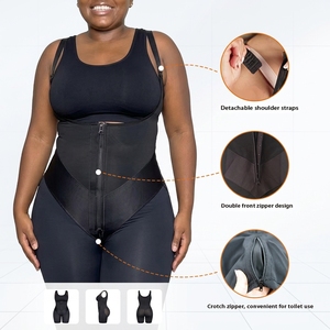 Faja Modellante Post-Parto e Post-Operatoria Colombiana, Senza Cuciture, con Controllo <span class=keywords><strong>Pancia</strong></span> e Gambe, Effetto Snellente - Product Image 5