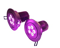 Luz LED de Techo RGBW 4 en 1 de 24V DC 40W DMX/Wifi/RF, Moderna, para Sala de Estar, de Aluminio, con Control Remoto y App, Certificación CE y RoHS