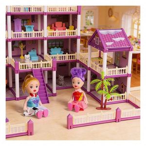 Kit créatif de décoration pour maison de poupée en plastique et bureau - Ensemble de meubles et jouets en PVC - Product Image 4