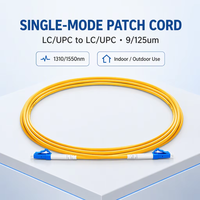 Cordon de brassage fibre optique Simplex LC UPC/LC UPC SM FTTX FTTH FTTR 1m 0.9mm/2.0mm/3.0mm, câble de raccordement, connecteur de fibre optique pour 4G