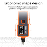 63 RuoShui Handheld 0~1999um 10 to 1000Hz with Build-in Probe Portable Vibrometro Vibrate Test Meter Vibration Meter