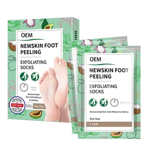 OEM/ODM Mixed Fruit Extract Fuß maske Peel Feuchtigkeit spendende Entfernung Schwielen Crack Heel Socke Für Pediküre Foot Spa Peeling 1 Paar