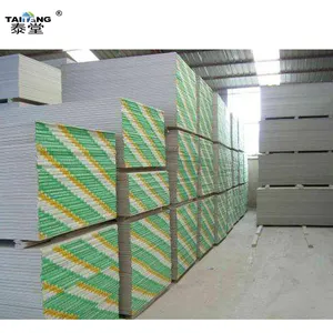 Natural Gypsum Plasterboards Fireproof Plaster Board Gypsum Drywall Board 12Mm Yeso Carton 10Mm Ceiling
