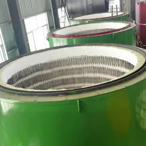 Made In China Pit Type Coil Iron Wire Heat Treatment Furnace Copper Wire Stress Relieving Annealing Furnace For Sale