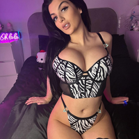 Ensemble de lingerie sexy pour femme, effet sculptant, coupe ajustée, débardeur à fines bretelles, string transparent, tenue de club sexy, teddy