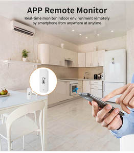 ZTH01 Tuya ZigBee 3.0 Capteur de température et d'humidité intelligent pour la maison, compatible avec Google Assistant et Tuya Zigbee Hub - Product Image 2