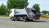 Camion à ordures compacteur 10-14 m³, 100 % électrique, zéro émission, pour la collecte des déchets municipaux