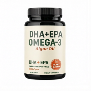 Cápsulas de Aceite de Algas con DHA y EPA, Suplemento Vegano de Omega 3 a Base de Plantas, Apoyo Natural para la Salud Cognitiva del Cerebro y la Visión, para la Dieta Diaria - Product Image 2