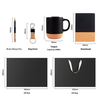 Ensemble de carnets de luxe modernes pour fournitures de bureau, coffret cadeau de carnets à couverture rigide pour souvenirs d'affaires