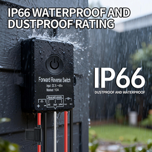 GLC IP66 không thấm nước không dây điều khiển từ xa chuyển đổi DC 72V 30A tiếp sức tuyến tính thiết bị truyền động về phía trước và ngược lại điều khiển - Product Image 2