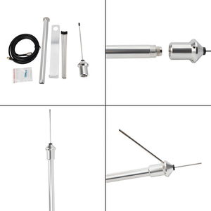 Antena Omnidireccional LoRa de 433Mhz 868MHz, 50 Ohm, Antena GSM con Cable Coaxial RG58 de 3M (9.8 pies), Conector SMA Macho y Soporte de Montaje - Product Image 2