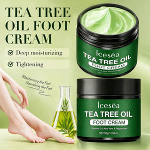 Crema para Pies con Aceite de Árbol de Té de Marca Privada OEM/ODM |   Crema Hidratante de Aloe Vera para Talones Agrietados |   Cuidado Natural de los Pies al por Mayor - Product Image 2