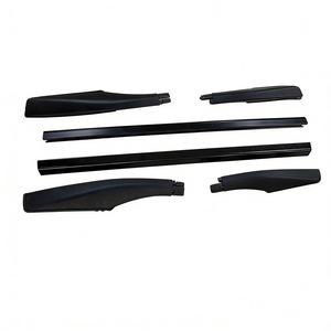 Portaequipajes de techo de aleación de aluminio negro, juego de 4 para Lexus Rx330 Rx350 03 09, montaje en techo - Product Image 1