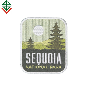 Vagabond Heart Sequoia National <span class=keywords><strong>Park</strong></span> parche logotipo personalizado bordado parche hierro en insignia de viaje - Product Image 2
