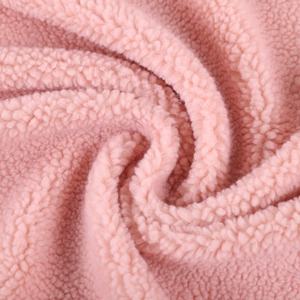 Tissu Polaire Sherpa Mouton 100% Polyester de Luxe et Haute Qualité, <span class=keywords><strong>Fausse</strong></span> <span class=keywords><strong>Fourrure</strong></span> d'Agneau Façon Ours en Peluche, Doublure Dimensionnelle Élégante pour la Maison - Product Image 4