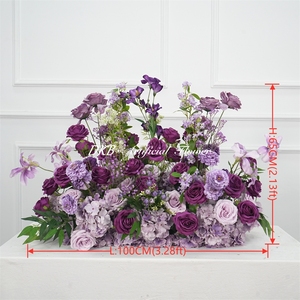 Wholesale <b>Artificial</b> <b>Hydrangeas</b> aisle <b>Flower</b> Plants walkway <b>Flower</b> for Wedding Event Decor - Product Image 2