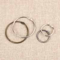 Fabrik-O-Ring Loseblatt-Binderinge Klappbare Bulldog-Clips Buchbinderringe