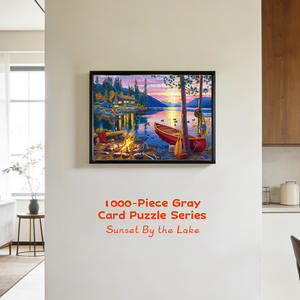 Puzzle personnalisé de 1000 pièces avec logo sur papier premium, jeu éducatif DIY, <span class=keywords><strong>casse</strong></span>-<span class=keywords><strong>tête</strong></span>, cadeau personnalisé anti-stress pour tous les âges - Product Image 6