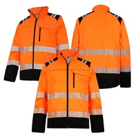 Manteau de sécurité réfléchissant haute visibilité personnalisé ANSI classe 3 vêtements de travail haute visibilité hiver extérieur imperméable vestes haute visibilité