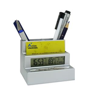 1 conception de cartes numériques pour escaliers, porte-stylo, horloge de Table avec fonction horloge, alarme, Snooze, calendrier, stockage, à la mode - Product Image 1