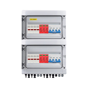 1000V 4 in 2 out PV DC String Combiner <b>Box</b> IP65 Weatherproof Metal Enclosure OEM , Distribution <b>box</b> - Product Image 2